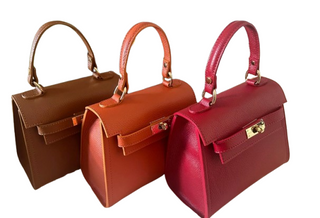Medium K - Genuine Leather Handbag