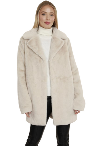 Faux Fur Long Coat