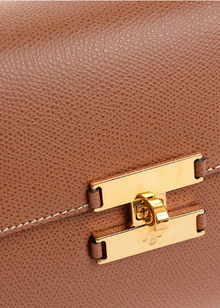 Diana Tan Palmetto Leather Handbag