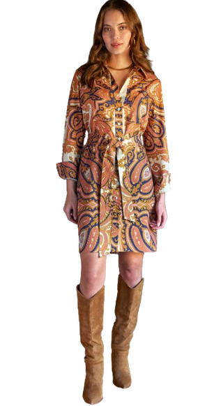 Liam Shirtdress Princess Paisley Print