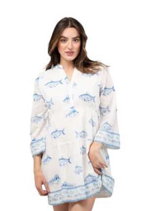 Claire Dress - Fish