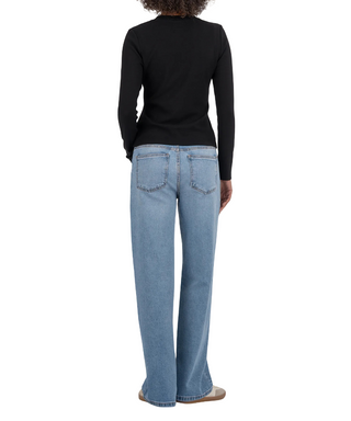 Noelie Scoop Neck Long Sleeve Knit Top