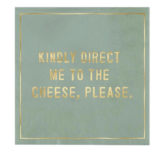 Cocktail Napkin - Cheese, Please