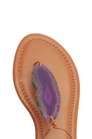 Stone Flat Sandal