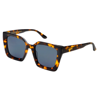 Coco Acetate Women's Square Sunglasses-Tortoise/Gray