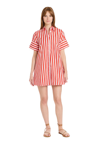 Dock Dress- Red Stripes