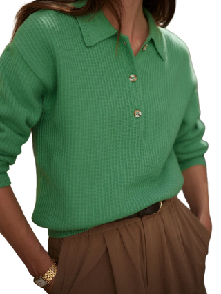 Marlie Polo Knit Sweater