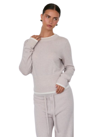 Tove Layered Cashmere Crewneck