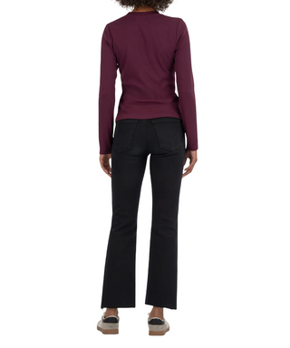 Noelie Scoop Neck Long Sleeve Knit Top