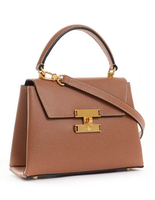 Diana Tan Palmetto Leather Handbag