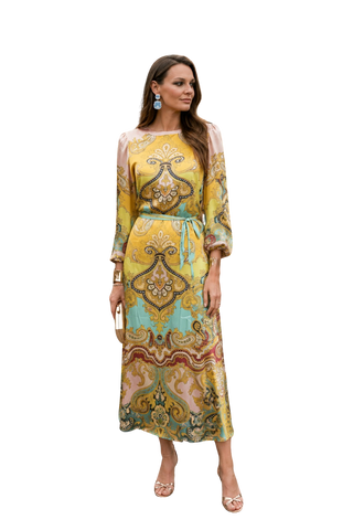The Mimi Crew Neck Maxi Dress