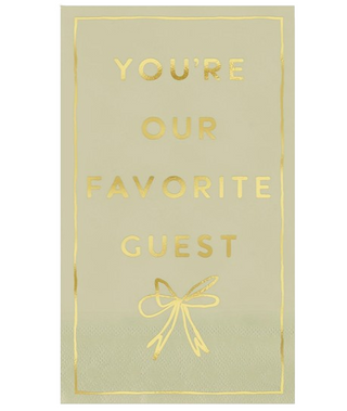 Paper Guest Napkins - You're Our Favorite Guest