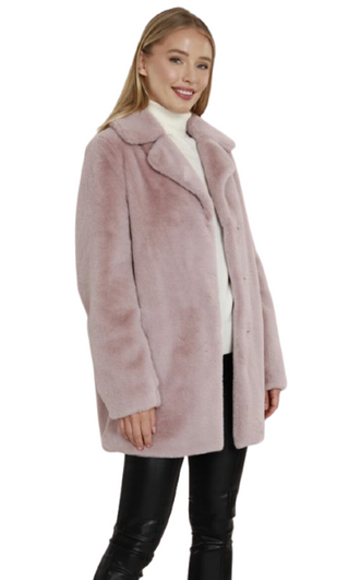 Faux Fur Long Coat