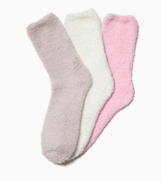 3 Pack Plush Cozy Socks