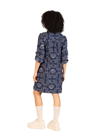 Alba Dress-Navy