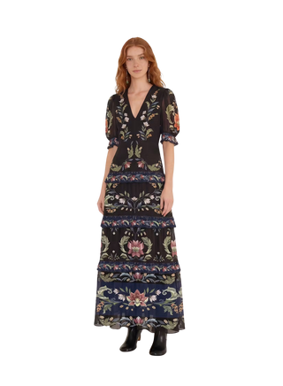Natalia Black Maxi Dress