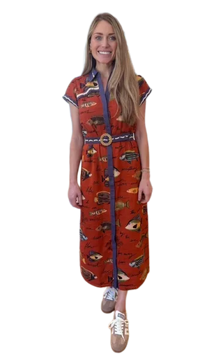 Iva Midi - Nautical Fish