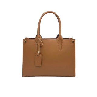 Women's Genuine Leather Handbag with Crossbody Strap