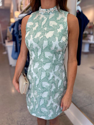 Lisette High Neck Mini Dress