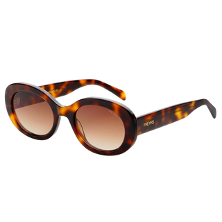 Aria Acetate Women's Oval-Brown Tortoise