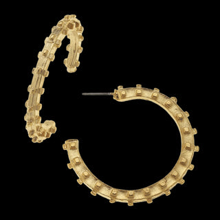 Studded Hoops
