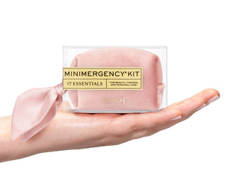 Velvet Scarf Minimergency Kit - Blush