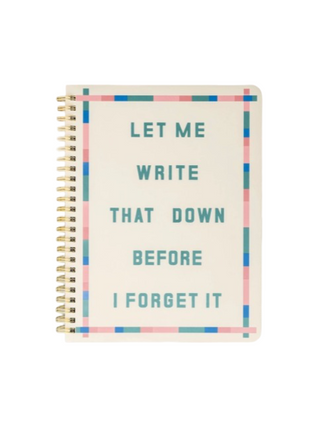 Rough Draft Mini Notebook, Before I Forget