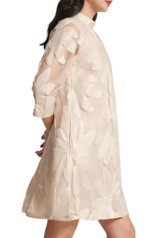 Diplomat Mini Dress Floral Sequin