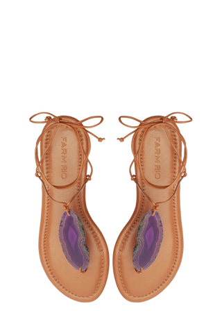 Stone Flat Sandal
