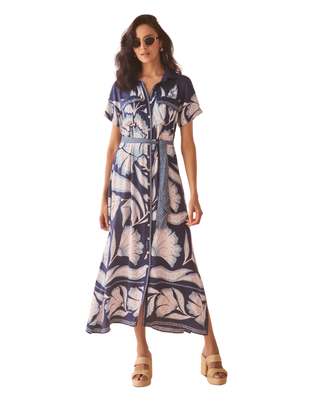 Amira Shirtdress-Adelaide Mariner