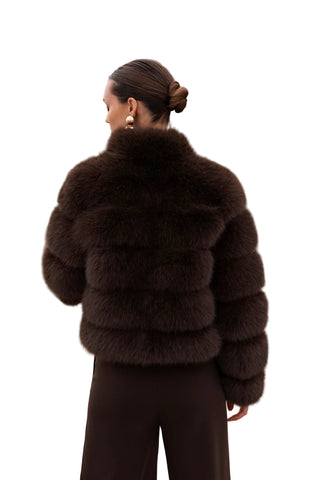 Elevated Evenings Faux Fur Jacket
