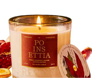 Poinsettia Candle 10oz