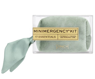 Velvet Scarf Minimergency Kit - Sage