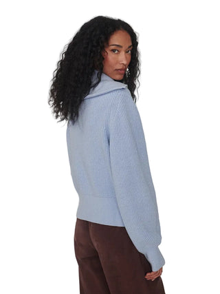 Maura Half Zip Knit Sweater