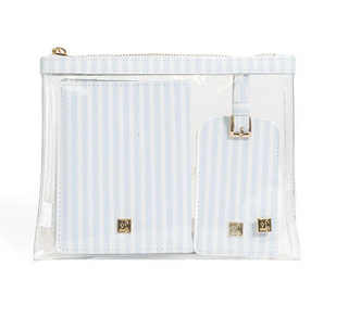 Luxe Travel 3pc Set-Pimlico Stripe Blue