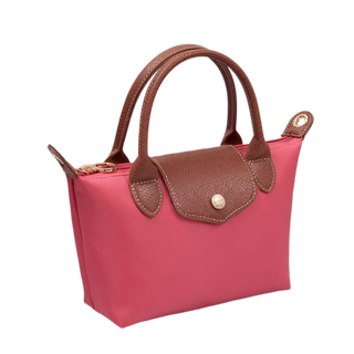 Britney Nylon Double Handle Crossbody Bag - Coral Crush