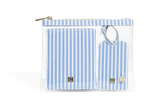 Luxe Travel 3pc Set-Pimlico Stripe Chambray