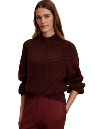 Martina High-Neck Rib Knit