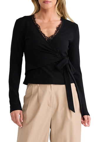 Brigitte Wrap Top