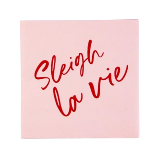 Sleigh La Vie Cocktail Napkins