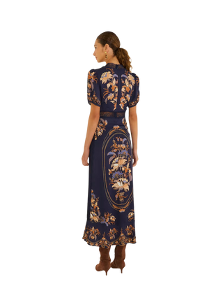 Lara Navy Blue Maxi Dress