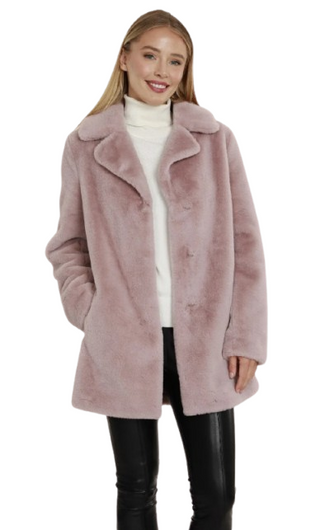 Faux Fur Long Coat
