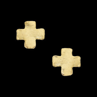 Mini Square Cross Studs