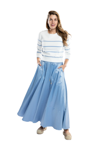 The Serena Satin Skirt