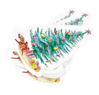 Vintage Christmas Tree Napkins