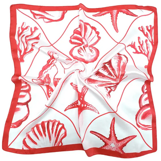 Sea Shell Square Scarf