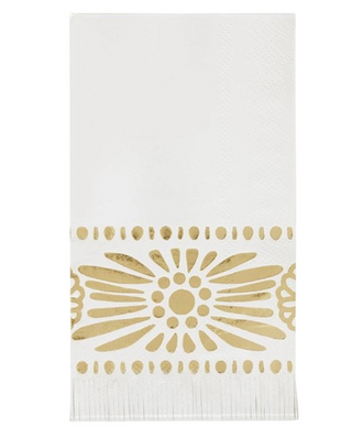 Paper Guest Napkins - Moroccan Border