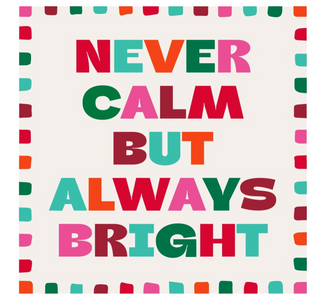 Funny Holiday Cocktail Napkins | Never Calm